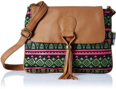 

Kanvas Katha Women Casual Multicolor Canvas Sling Bag