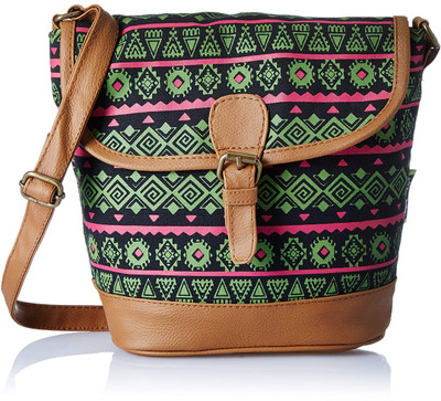 

Kanvas Katha Women Casual Multicolor Canvas Sling Bag