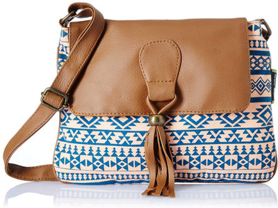 

Kanvas Katha Women Casual Multicolor Canvas Sling Bag