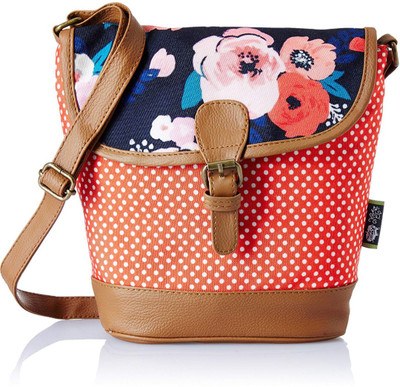 

Kanvas Katha Women Casual Multicolor Canvas Sling Bag