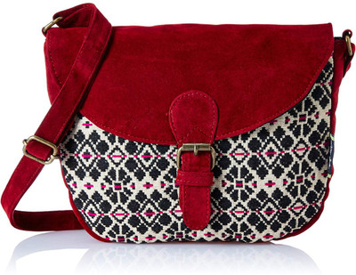 

Kanvas Katha Women Casual Multicolor Canvas Sling Bag