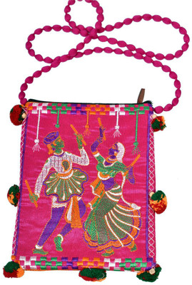 

Destiny Women Casual Multicolor Silk Sling Bag