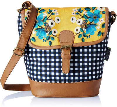 

Kanvas Katha Women Casual Multicolor Canvas Sling Bag