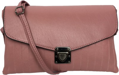 

Regiis Women Casual Pink PU Sling Bag