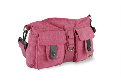 

People Women Casual Purple Nylon Sling Bag