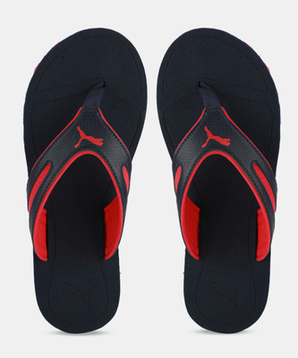 

Puma Fling Tech IDP Flip Flops, Peacoat-high risk red