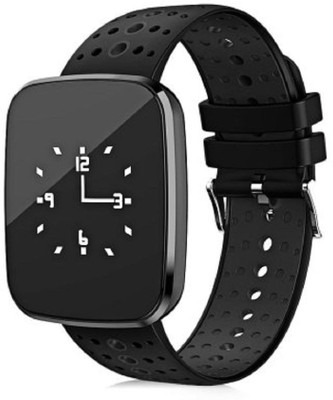 

VibeX Newest Smart Watch V6 Smart Sport Bracelet Support Monitor Blood Pressure Heart Rate(Black Strap, Size : Free Size), Raisin