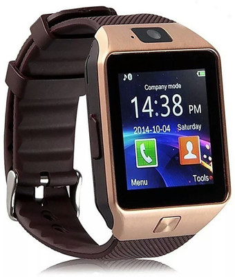 

SRS Fashions Bluetooth Fitness Tracker Smartwatch Gold Smartwatch(Brown Strap Free Size)