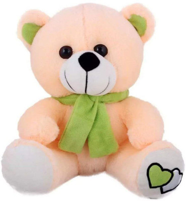 

Fun & Joy Soft Teddy Bear - 45 cm(Cream, Green)