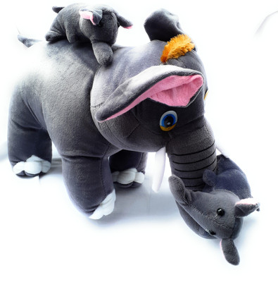 

smallneeds Elephant - 23 cm(Black)