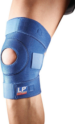 

LP Support LP 758 OPEN KNEE SUPPORT Knee Support (Free Size, Blue)