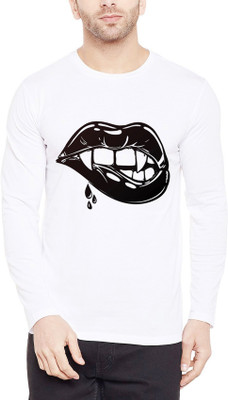 BRITISH TERMINAL Animal Print Men Round Neck White T-Shirt