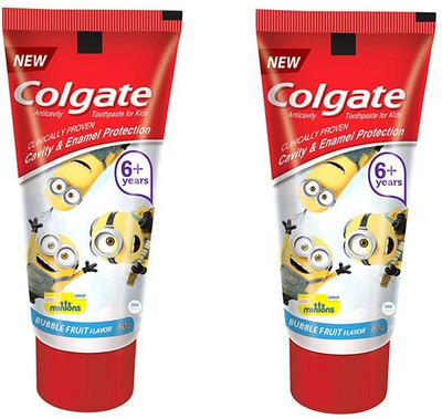

Colgate Kids Minions (Pack of 2) Toothpaste(160 g, Pack of 2)