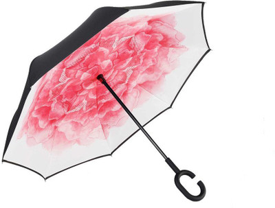 

PAGALYetrade Double Layer Inverted Reversible No Drip Umbrella Umbrella(Multicolor)