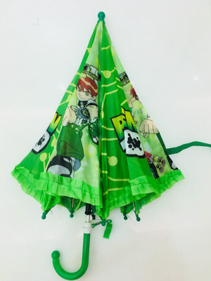 

Meher Collection Character Umbrellas for Kids Umbrella(Green)