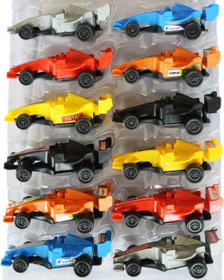 

Lootmela Mini 12 piece Racing Car For kids(Multicolor)