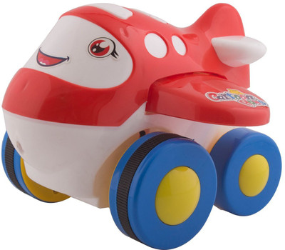 

TINEE Toys Airplane - BPA Free, Phthalates Free, Red Aero Plane for Improving Aeronautical Knowledge of Children. Toys and Games(Red, White)