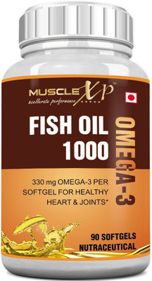 

MuscleXP Fish Oil 1000mg - 330mg(90 No)