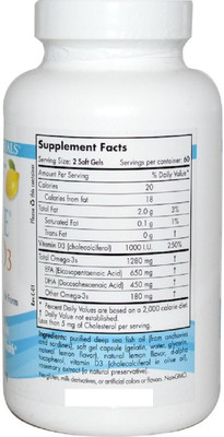 

Nordic Naturals Nordic Naturals, Ultimate Omega-D3, Lemon,(120 No)