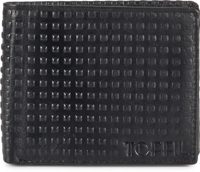 

Toffil Men Black Genuine Leather Wallet(7 Card Slots)