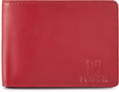

Toffil Men Red, Black Genuine Leather Wallet(3 Card Slots)
