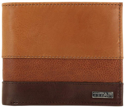 

Titan Men Tan Genuine Leather Wallet(3 Card Slots)