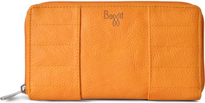 Baggit Women Yellow Artificial Leather Wallet(8 Card Slots)