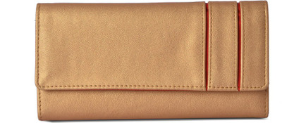 

Baggit Women Gold Artificial Leather Wallet(8 Card Slots)