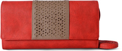 

Baggit Women Red Artificial Leather Wallet(8 Card Slots), Brick red