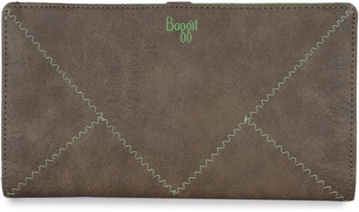 

Baggit Women Brown Artificial Leather Wallet(8 Card Slots)