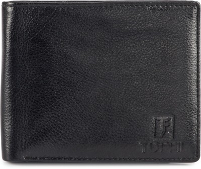 

Toffil Men Black Genuine Leather Wallet(7 Card Slots)