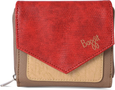 

Baggit Women Beige Artificial Leather Wallet(8 Card Slots), Smoke