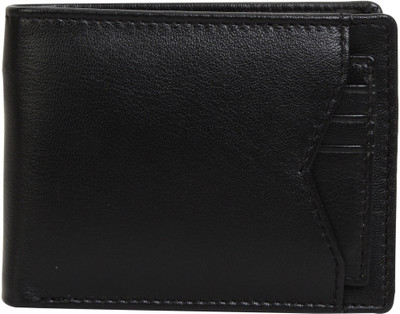 

AzraJamil Men Black Genuine Leather Wallet(6 Card Slots)