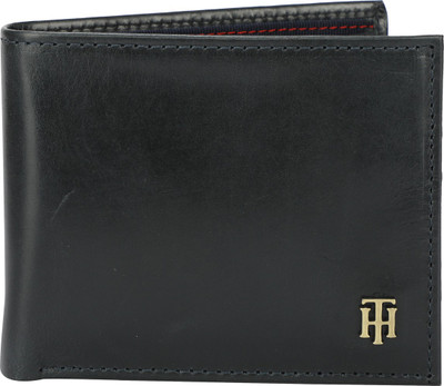 

Tommy Hilfiger Men Green Genuine Leather Wallet(4 Card Slots), Navy;olive