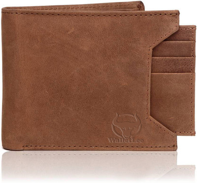 

WalletLee Men Tan Genuine Leather Wallet(6 Card Slots)
