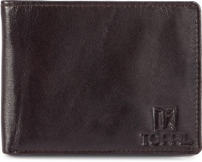 

Toffil Men Brown Genuine Leather Wallet(3 Card Slots)