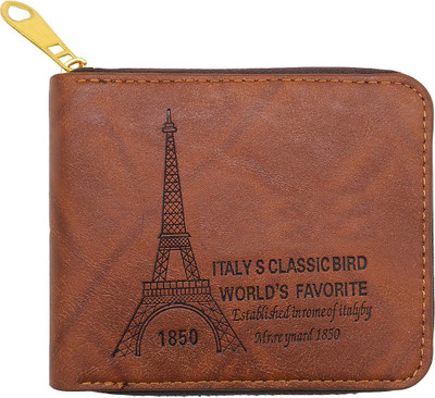 

Bagzar Boys Brown Artificial Leather Wallet(4 Card Slots), Brown 1850