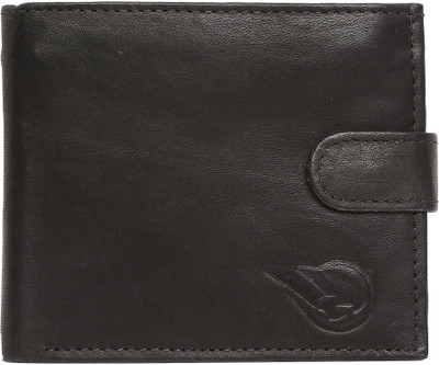 

RUGE Men Black Genuine Leather Wallet(8 Card Slots)