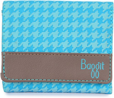 

Baggit Women Blue Artificial Leather Wallet(8 Card Slots)
