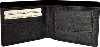 

SL COLLECTIONS Boys Multicolor, Black Canvas, Artificial Leather Wallet(3 Card Slots)