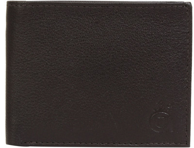 

AzraJamil Men Brown Genuine Leather Wallet(10 Card Slots), Dark brown
