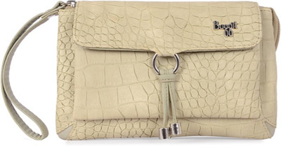 Baggit Women Beige Artificial Leather Wallet(8 Card Slots)