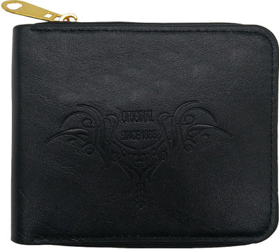

Bagzar Men Black Artificial Leather Wallet(4 Card Slots)