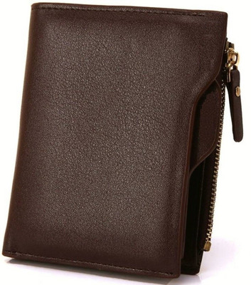 

Red Hot Men Brown Artificial Leather Wallet(9 Card Slots)