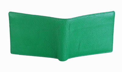 UMDA Men Green Genuine Leather Wallet(9 Card Slots)