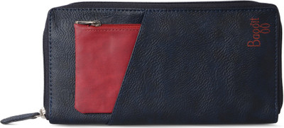 

Baggit Women Blue Artificial Leather Wallet(8 Card Slots), Navy blue
