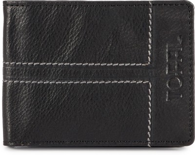 

Toffil Men Black Genuine Leather Wallet(3 Card Slots)