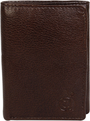 

AzraJamil Men Brown Genuine Leather Wallet(10 Card Slots), Tan