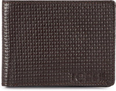 

Toffil Men Brown Genuine Leather Wallet(6 Card Slots), Brown mat