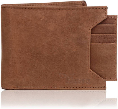 

Tamanna Men Tan Genuine Leather Wallet(6 Card Slots)